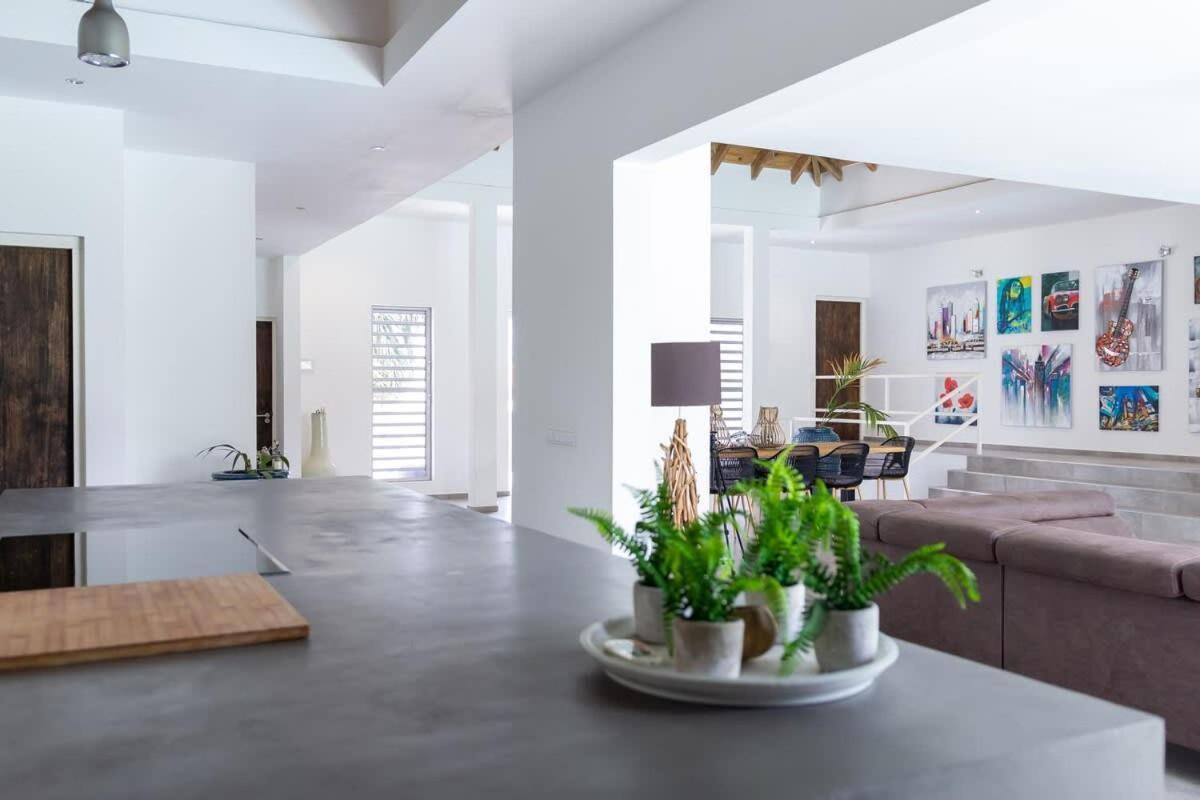 Stylish 4 Bedroom Modern Villa Design, Walking Distance From The Beach Jan Thiel Esterno foto